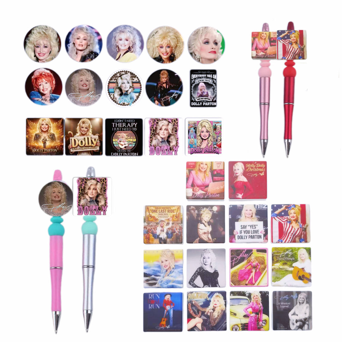 【For Pen】Live Product-Dolly Parton Silicone Mix