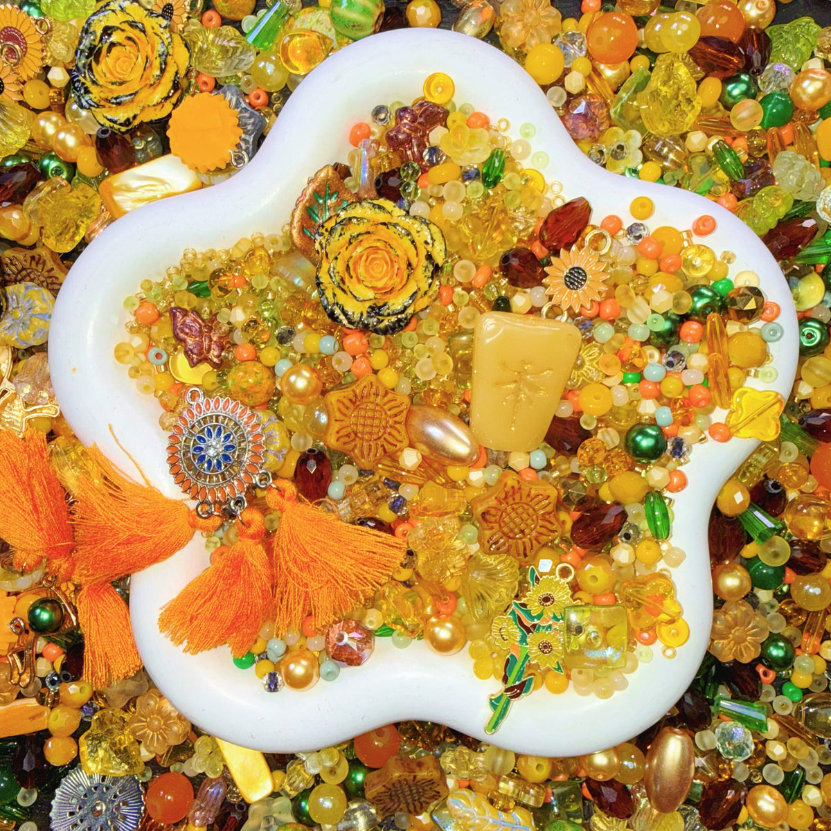 【For Jewelry】Live Product-Sun Flower Harvest Mix