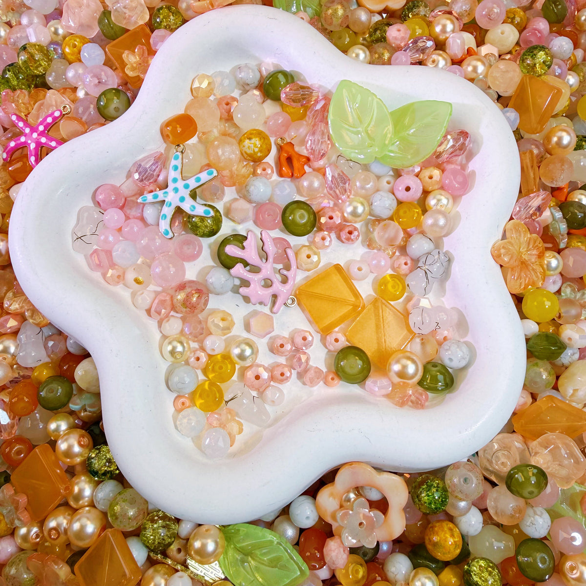 【For Jewelry】Live Product-Coral Tide Mix × Jasmine