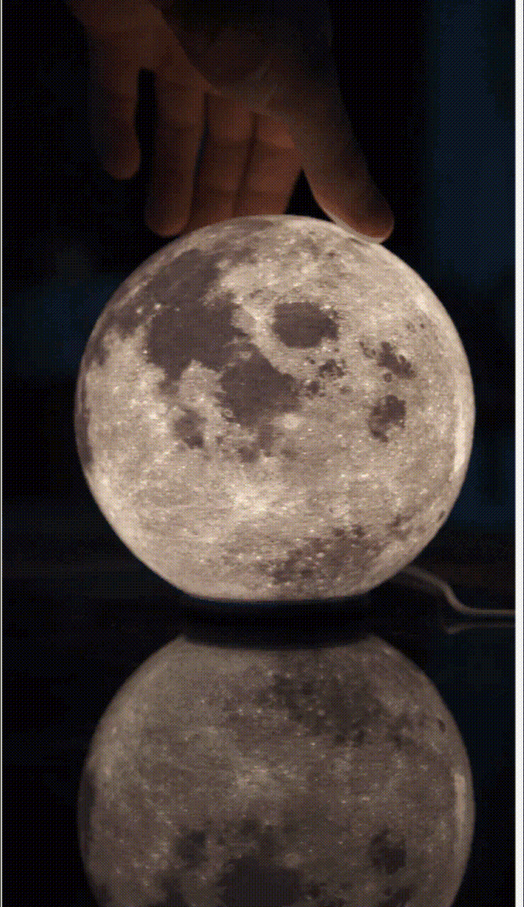 【💎Solinshop Exclusive】🌙 Solinshop Exclusive LED Moon(15x15x14cm)