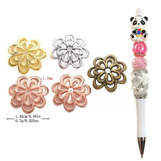 【Accessory】Pen Flower Spacer Charm Mix