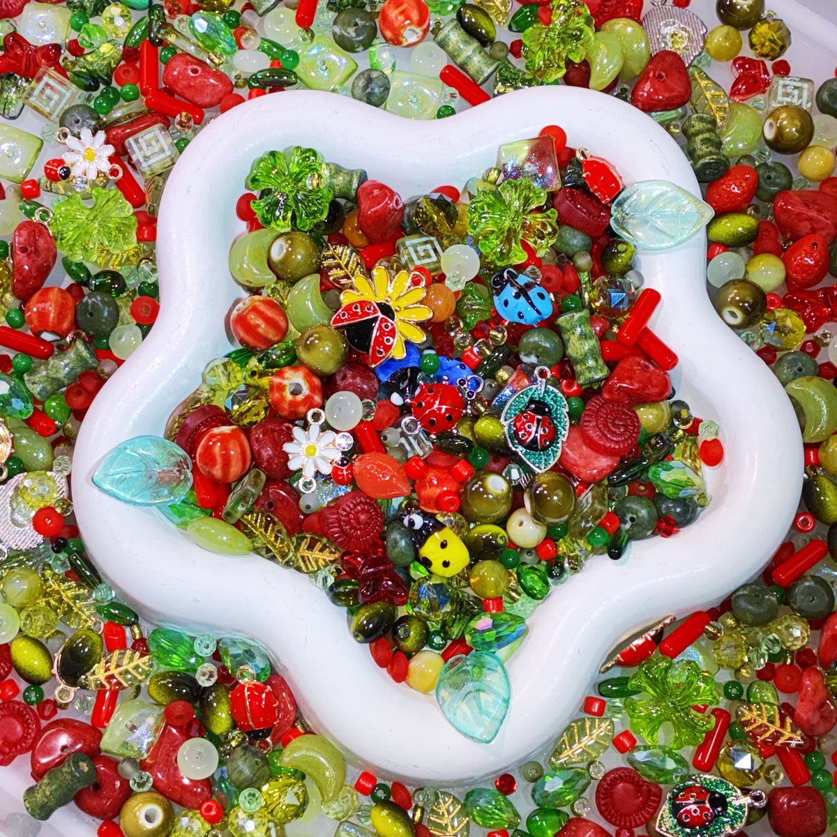 【For Jewelry】Live Product- Ladybug Garden Mix x Nicole Q