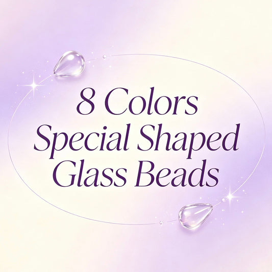 【NEW】【For Jewelry】Live Product- 8 Special Shaped Glass Beads Mixes