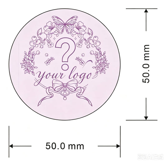 【4-6 Days to Print】【Offline Packing】Customized LOGO Sticker