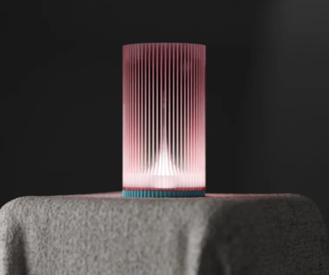 【💎Solinshop Exclusive】LED Ribbed Lamp（13x13x25cm）